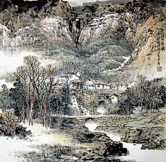 陈又新-搁浅背影采集到施云翔山水画