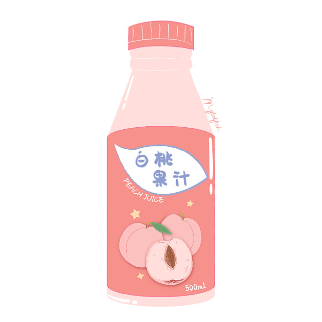 桃子味的果汁