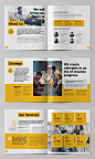 Corporate Square Brochure Template. 20 Pages