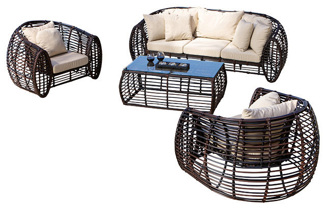 Shasta 4-Piece Brown...