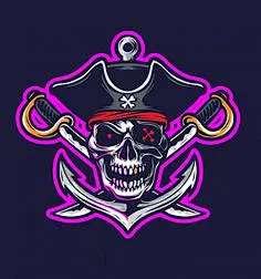 Pirate logo vector Premium Vector