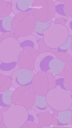 原创壁纸：熊猫女孩卡通水果背景图#无水印背景图# #无水印壁纸# #动漫壁纸# #壁纸# #手机壁纸# ​​​​
