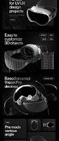 Apple Vision Pro — 3D Assets on UI8