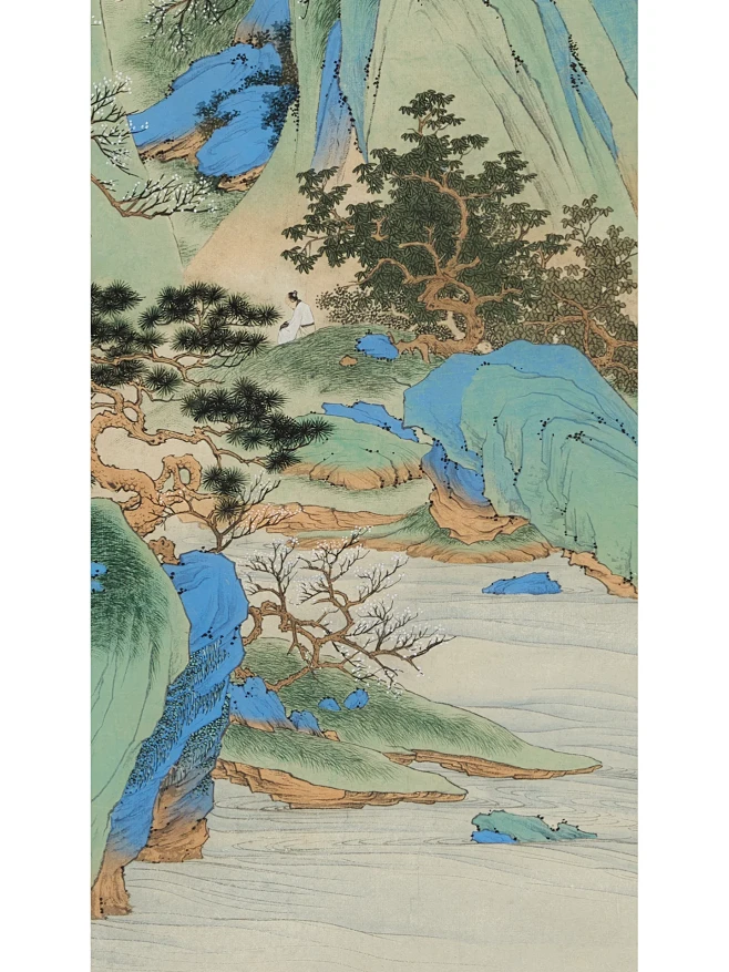 #国画 #国画山水 #中国画 #山水画 #青绿山水 #绘画笔记 #我的绘画日记 #只此青绿 #寻找小红书的绘画大神 #云-花瓣网