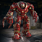 Avengers: Infinity War - Unused Hulkbuster Designs, Josh Nizzi : Kitbashing from Phil Saunders and Josh Herman Iron Man designs - sorry for butchering your awesome work guys. haha

The last version was based on the idea of repairing the previous suit from