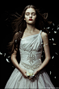 Cold Flowers : Fashion campaign and editorial for SingaporeBrides.com photographed by Zhang Jingna