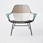 All-Weather Wicker Colorblock Woven Lounge Chair | west elm | $400
