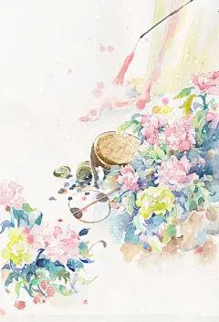 1038_繁花落定之繁花 - 古风绘画大赛参赛作品 - 插画圈 - Powered by Discuz!