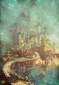 李嘉爱采集到原画风
