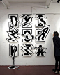 Artist Transforms His 2D Letter #Art Into 3rd Dimension