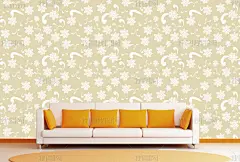 欧式现代花纹图案墙纸