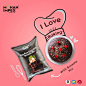 cake chocolate Social media post post Graphic Designer brand identity design baking Love branding 