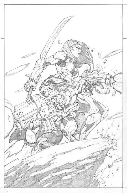 漫画家 Joe Madureira 几张...