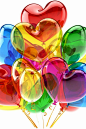 Heart Balloons | color