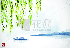 峦山夜采集到矢量-花叶
