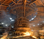 blast furnace : Circular casting house of blast furnace no.6 at NLMK Lipetsk integrated plant. Discover more images from this glorious mill at my website: viktormacha.com/galerie/nlmk-lipetsk-292/  Follow me on Facebook: www.facebook.com/VIKTORMACHA.INDUS
