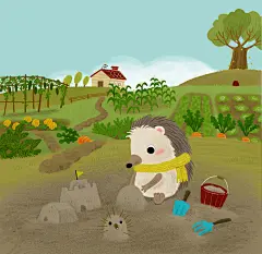 【植物插画系列图集下载】创意叶子草本花卉绘本绘画