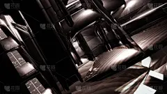 一个抽象的科幻背景的3d渲染插图。用于名片模板、名片、邀请函、广告、横幅、商业用途