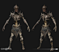 Draugr, Zac Berry : I was able to work on some of the Draugr enemies for God of War.  Big thanks to Dela Longfish, Raf Grassetti, and the rest of the team at Santa Monica Studio.  I was responsible for sculpting, low-rez, and texturing, and some fun addit