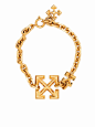 Image 1 of Off-White Arrows motif charms bracelet