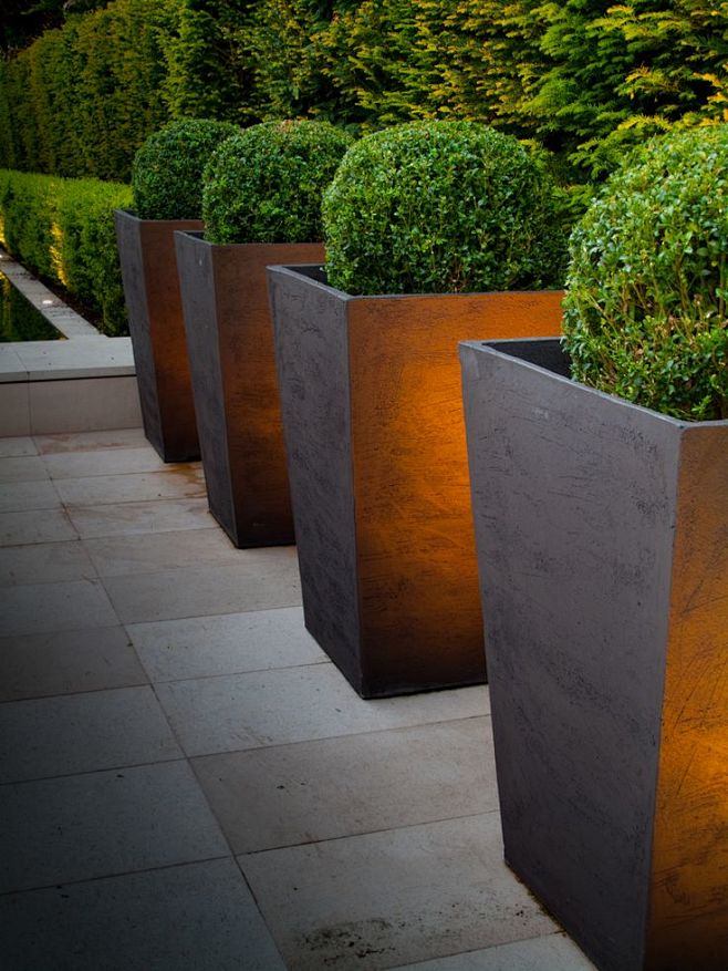 copper urns terraza ...