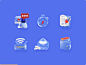 Blue 3D Icon Pack 2 by William Foster on Dribbble