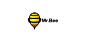 以蜜蜂为元素的logo设计 #采集大赛#