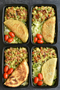 Meal Prep Bacon Guacamole Chicken Salad : Meal Prep Bacon Guacamole Chicken Salad! Made with chicken, guacamole and bacon, this is low carb salad is perfect for an easy lunch. Pair with lettuce and your favorite low carb tortilla for a quick and easy meal