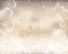背景插图的羽毛跳舞