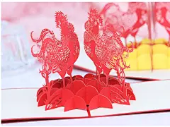 3D贺卡5 金鸡报喜_11