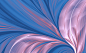 Blue and Pink Abstract Background, Flame Feather