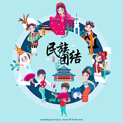 一只快乐的不锈钢盆采集到插画