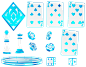 白蓝版-棋牌组合26单张