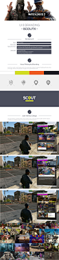 UI - Watch Dogs 2 ScoutX, Anca Albu : Visual identity, app design, UI and animations for the ScoutX app in Watch Dogs 2