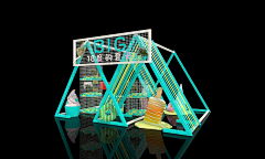 低调的美少女采集到布置-展位快闪