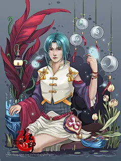 同人图 插画 壁纸 | 故事4 苍粟的灵异体质 | 半次元-第一中文COS绘画小说社区