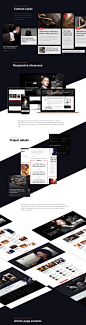 GQ Online Redesign Concept : I've always wanted to designing a men lifestyle magazine website, but never had a chance. That's why I decided to do this as a side project during my spare time. I took GQ as a base. It has awesome editorials and visuals. It l