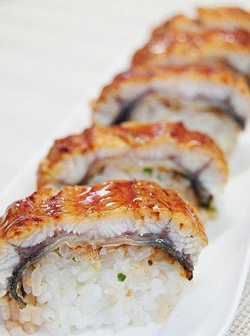 [] #美食#日式烤鳗鱼寿司 做法:1....