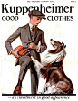 1921 Kuppenheimer Clothing. The Saturday Evening Post. 