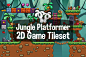 Jungle-Platformer-2D-Game-Tileset