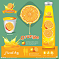 橙汁矢量图_水果_水果_生物世界_矢量图库_昵图网nipic.com
