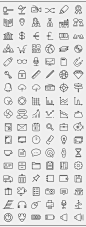 Business stroke icon set : This is a set of 102 stroke icons that are fully scalable. Useful for mobile apps, UI and Web.