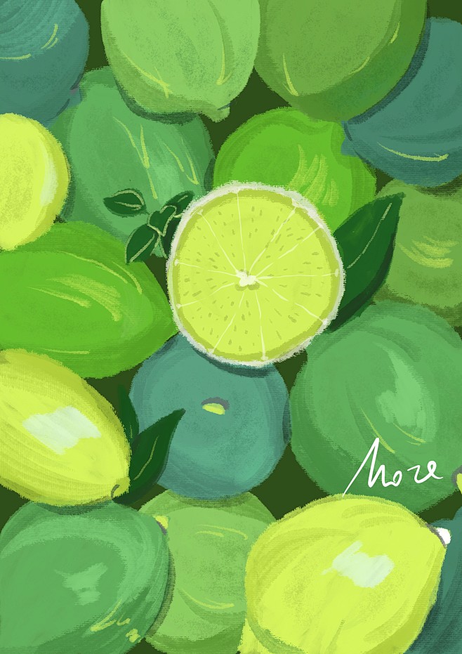瓜果九宫格青柠