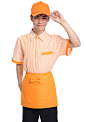 点心甜品店工作服装 茶吧奶茶店制服 早餐店快餐厅服务员服装短袖-淘宝网