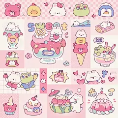 萌萌哒文创贴纸