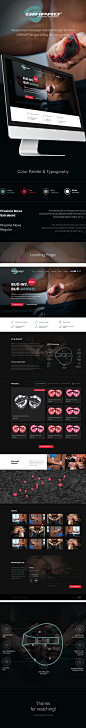 Gripad.sk : Responsive one-page website design for local GRIPAD® Weight Lifting Gloves reseller.
