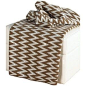 Brown and White Chevron Throw Blanket@北坤人素材