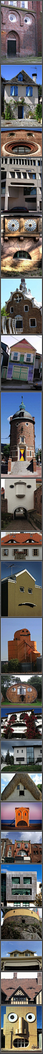 Great #architecture with unintentionally #FunnyFaces. #Play!: 
