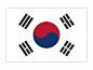 韩国国旗矢量图