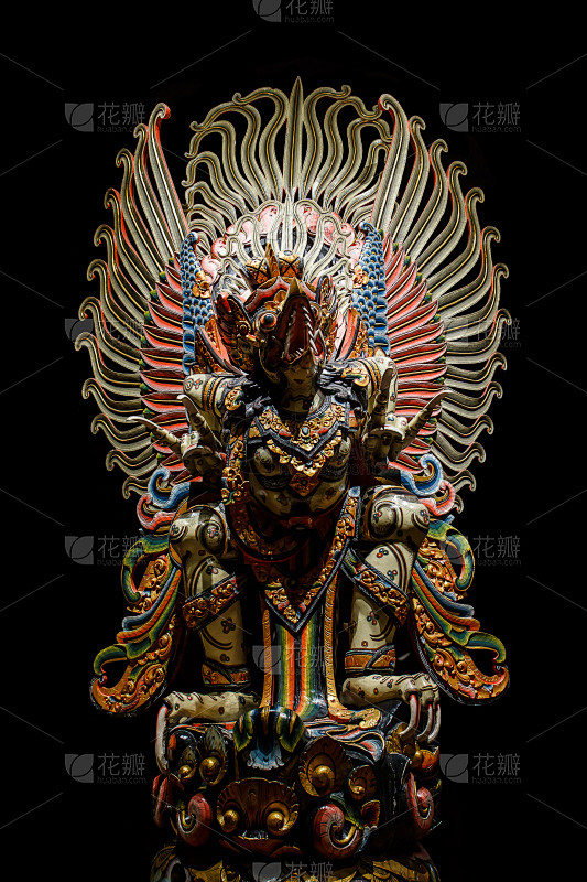 大鹏金翅鸟迦楼罗,印度教,雕像,立体模型...